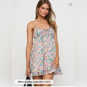 NWOT Empress of love mini dress multi